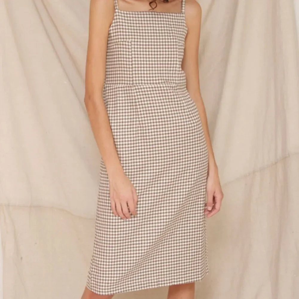NWOT Anthropologie Rita Row Gingham  Dress size L - Picture 3 of 8